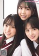 Sakura Endo 遠藤さくら, Haruka Kaki 賀喜遥香, Ayame Tsutsui 筒井あやめ, Shonen Sunday 2020 No.01 (少年サンデー 2020年1号) P9 No.7a3aca